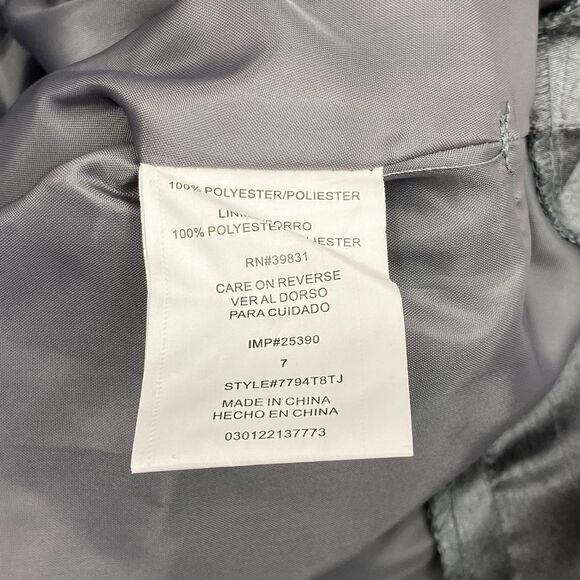 Takara Gray Ruffled Mini A-line Bubble Skirt 7 - Picture 8 of 8